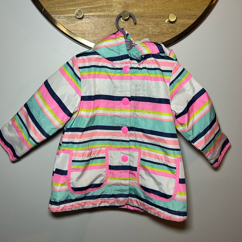FREE WITH PURCHASE PLAY Carter's Vibrant Striped Raincoat